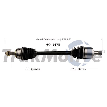 Surtrack Axle Cv Axle Shaft, Ho-8475 HO-8475